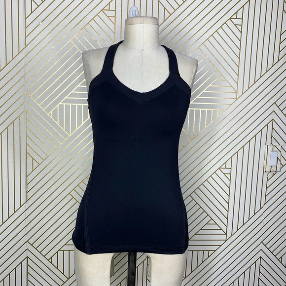 Lululemon Push Your Limits Tank Top in Solid Black Size US - Picture 2 of 9